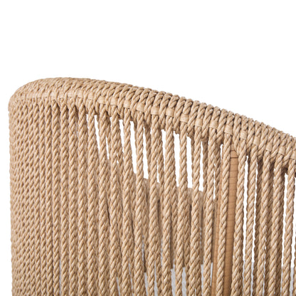 Bali Outdoor Teak and Rope Dining Chair