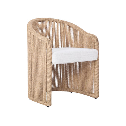Bali Outdoor Teak and Rope Dining Chair