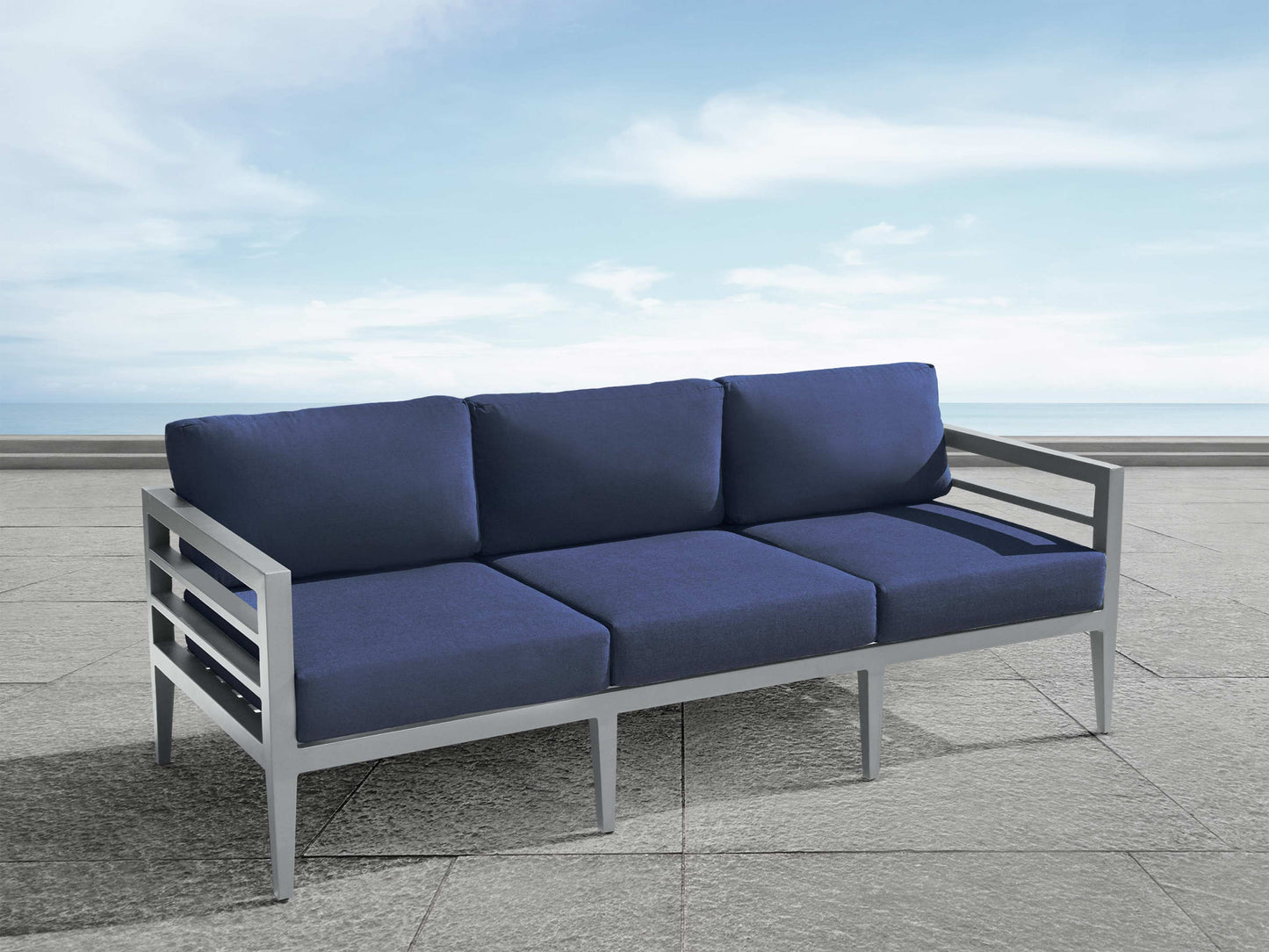 Belamar 1 Sofa + Armchair (2-pack) - Blue