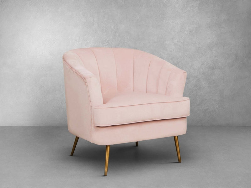 Bellini Tufted Velvet Accent Chair