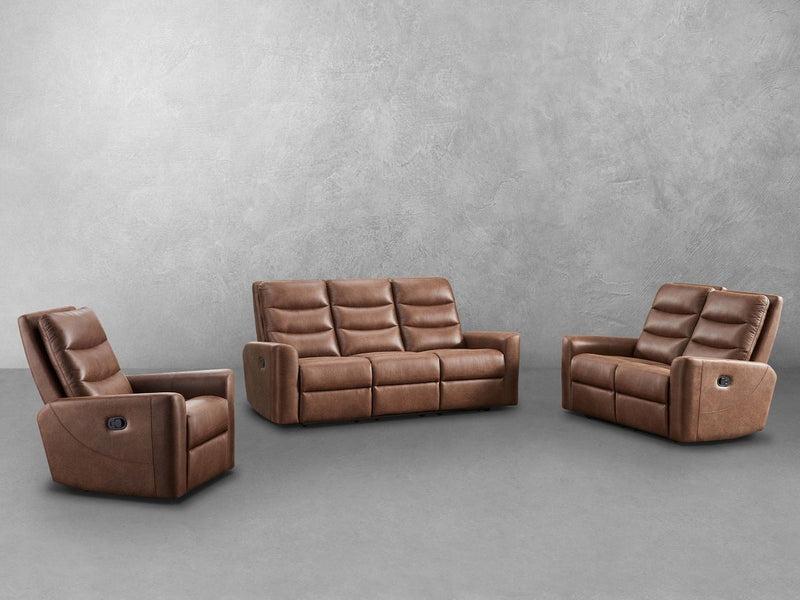 Bentley 3-pc Fabric Manual Reclining Set