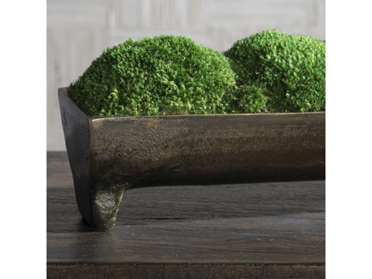 Abbyson Home Cane Moss Small Centerpiece