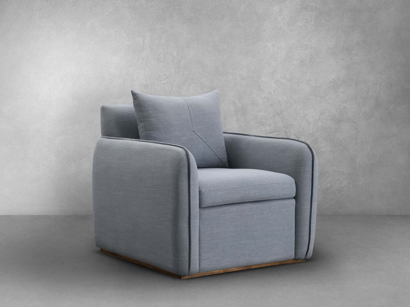 Carrara Fabric Swivel Chair