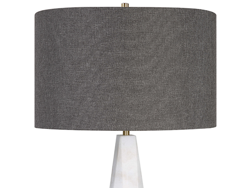 Abbyson Home Carrigan White Marble Table Lamp