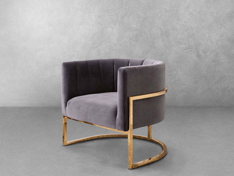 Celine Velvet Accent Chair