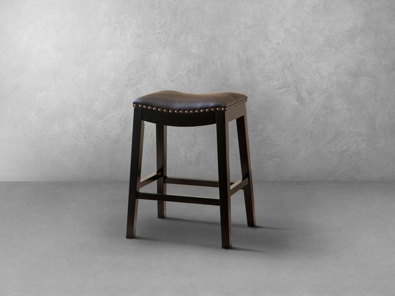 Chapin Leather Counter Stool