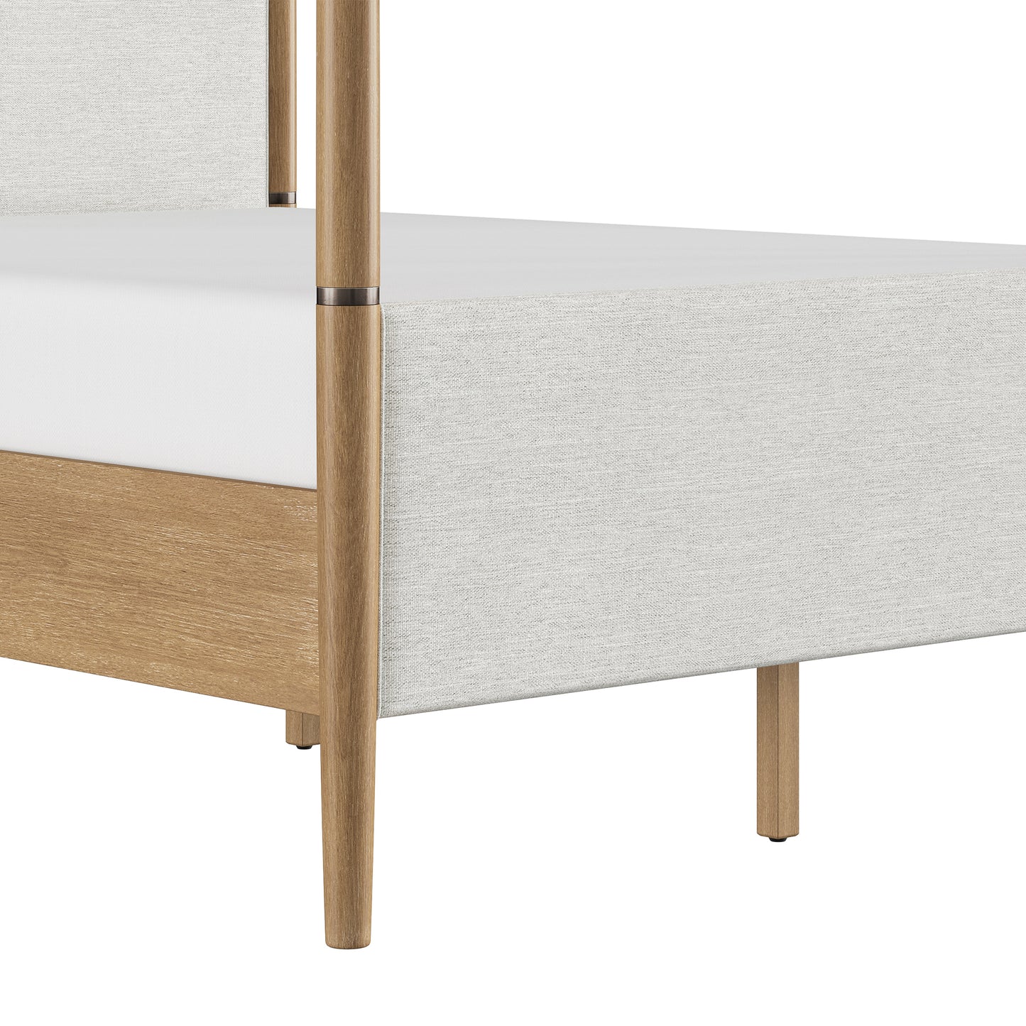 Becki Owens, Ren Canopy Bed - Brown - King