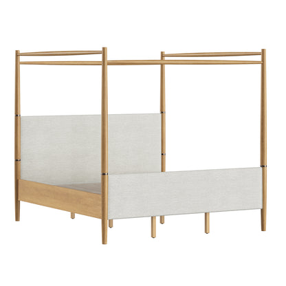 Becki Owens, Ren Canopy Bed - Brown - King