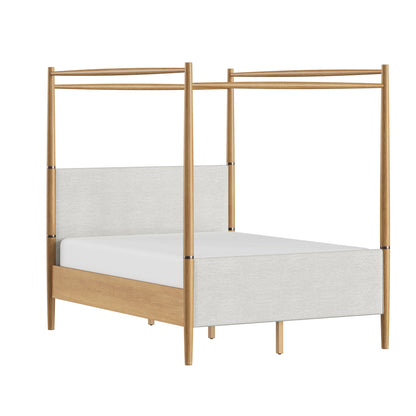 Details by Becki Owens, Charlotte Canopy Bed - Blonde - Queen