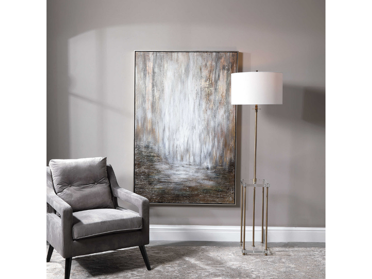 Abbyson Home Divination Hand Painted Abstract Art