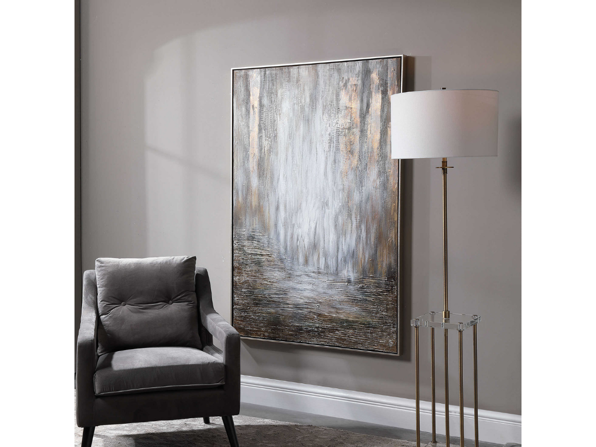 Abbyson Home Divination Hand Painted Abstract Art