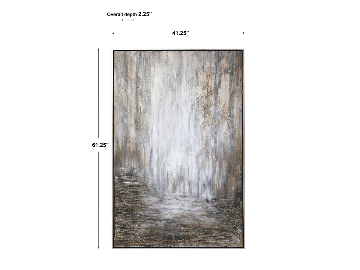 Abbyson Home Divination Hand Painted Abstract Art
