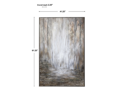 Abbyson Home Divination Hand Painted Abstract Art