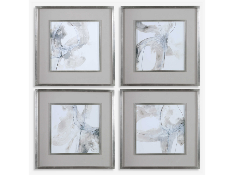Abbyson Home Divine Abstract Art, Set of 4