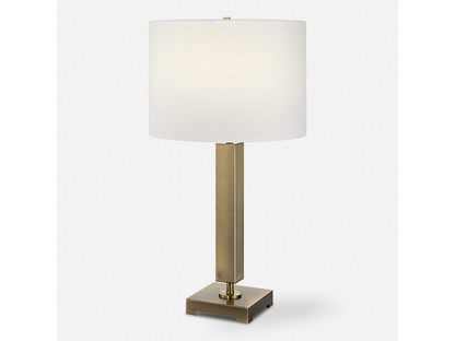 Abbyson Home Dom Brass Table Lamp