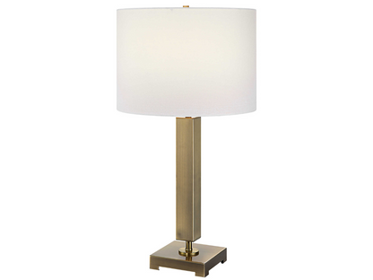 Abbyson Home Dom Brass Table Lamp