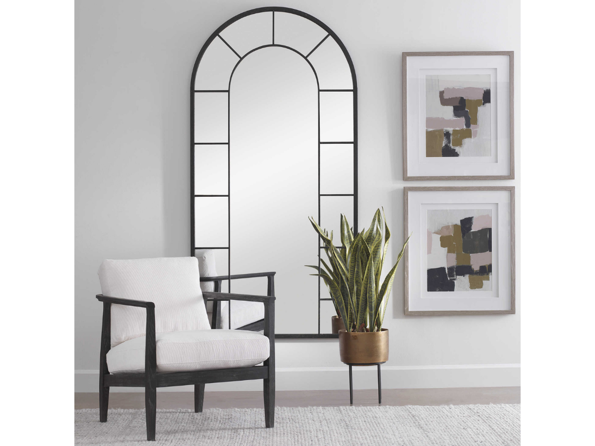 Abbyson Home Dune Black Arch Mirror