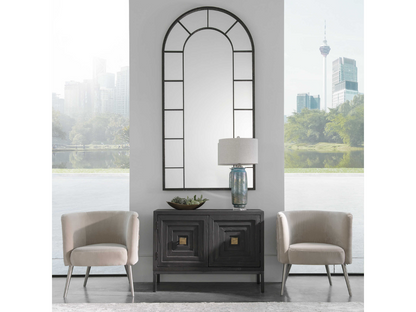 Abbyson Home Dune Black Arch Mirror
