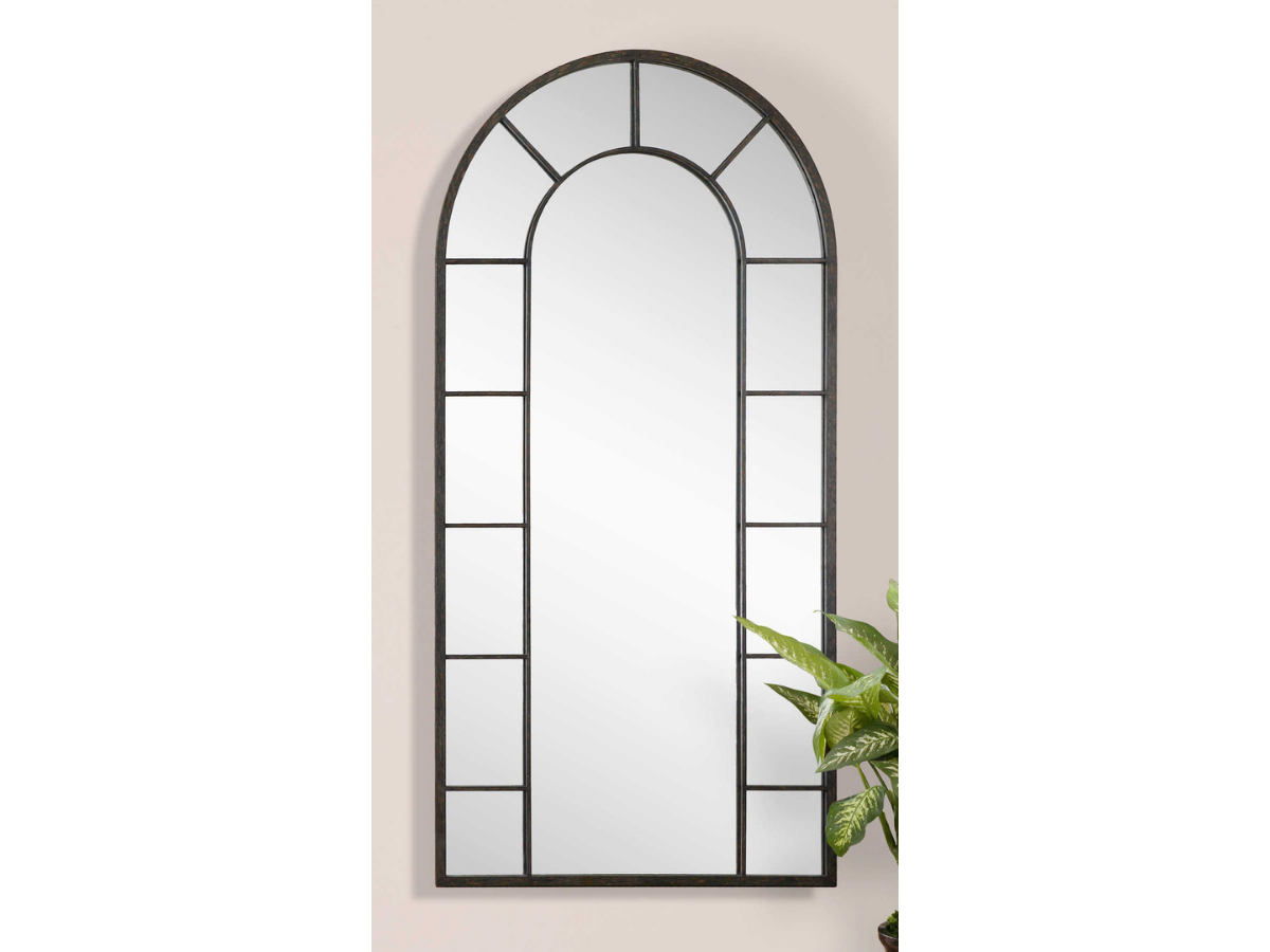 Abbyson Home Dune Black Arch Mirror