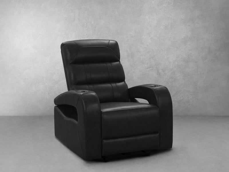 Ennis Leather Power Recliner