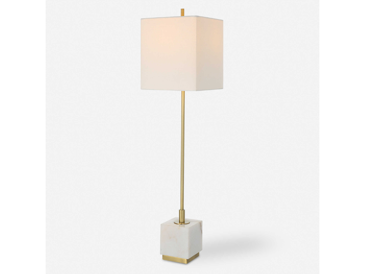 Abbyson Home Esme Brass Buffet Lamp