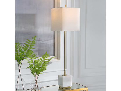 Abbyson Home Esme Brass Buffet Lamp