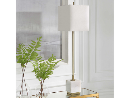 Abbyson Home Esme Brass Buffet Lamp