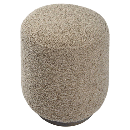 Abbyson Home Avila Latte Round Ottoman