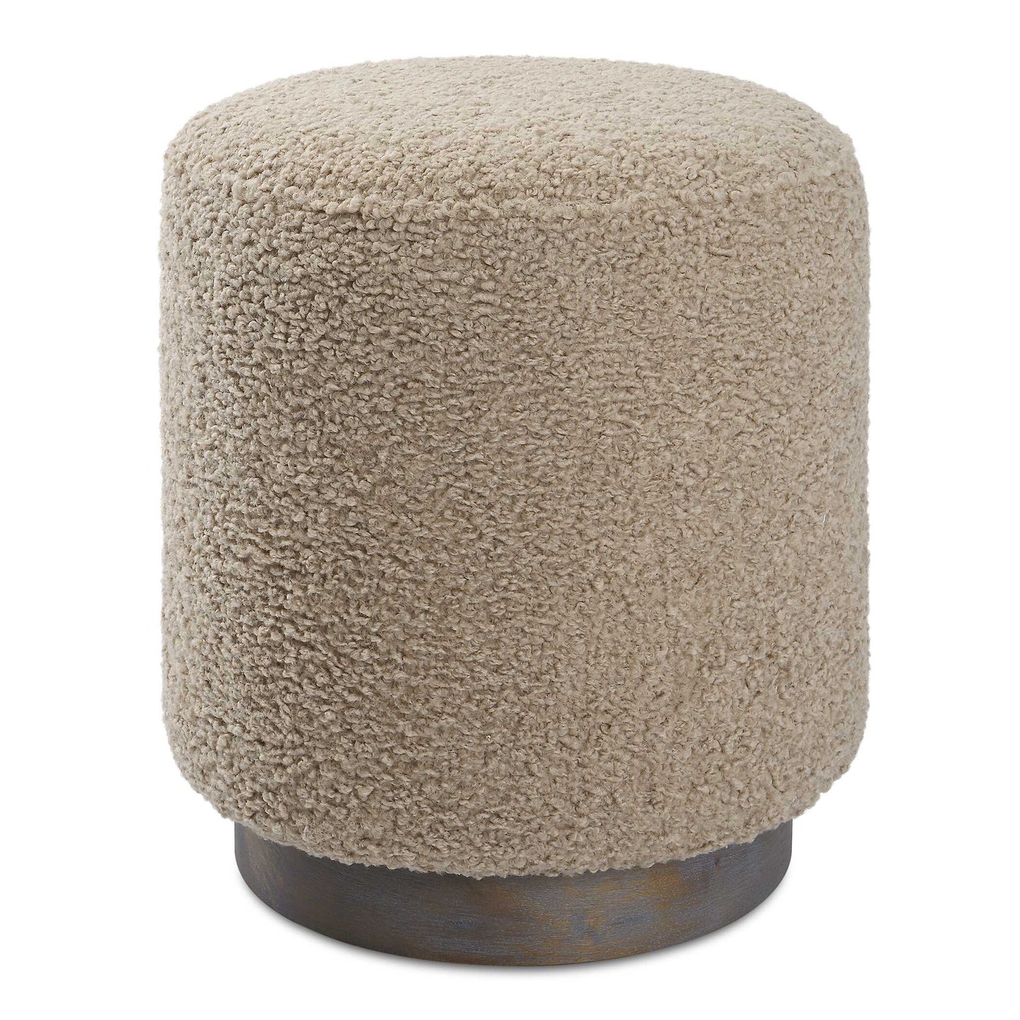 Abbyson Home Avila Latte Round Ottoman
