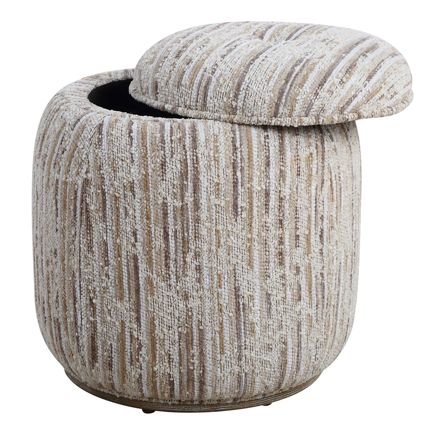 Abbyson Home Dialogue Tan Ottoman