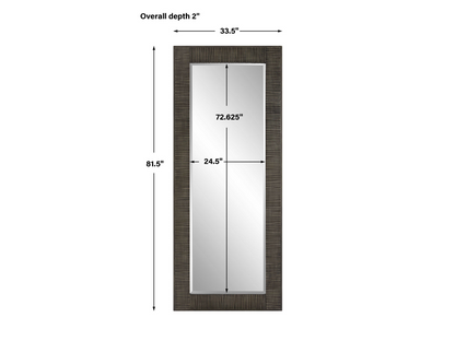 Abbyson Home Faridah Oversized Wooden Mirror