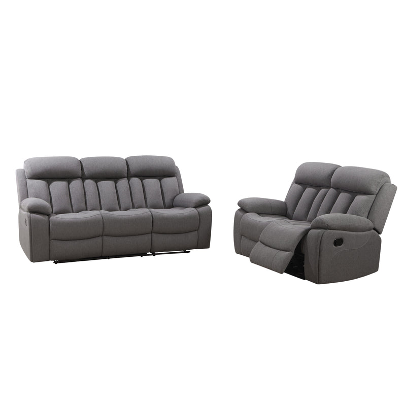 Fletcher Stain-Resistant Fabric Reclining 2-pc (S/LS) Set