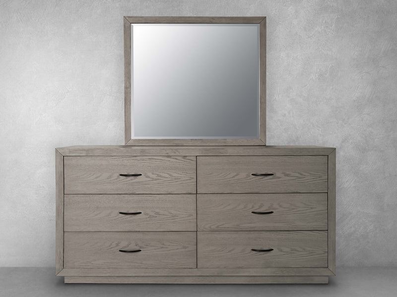 Freemont 6 Drawer Dresser + Mirror