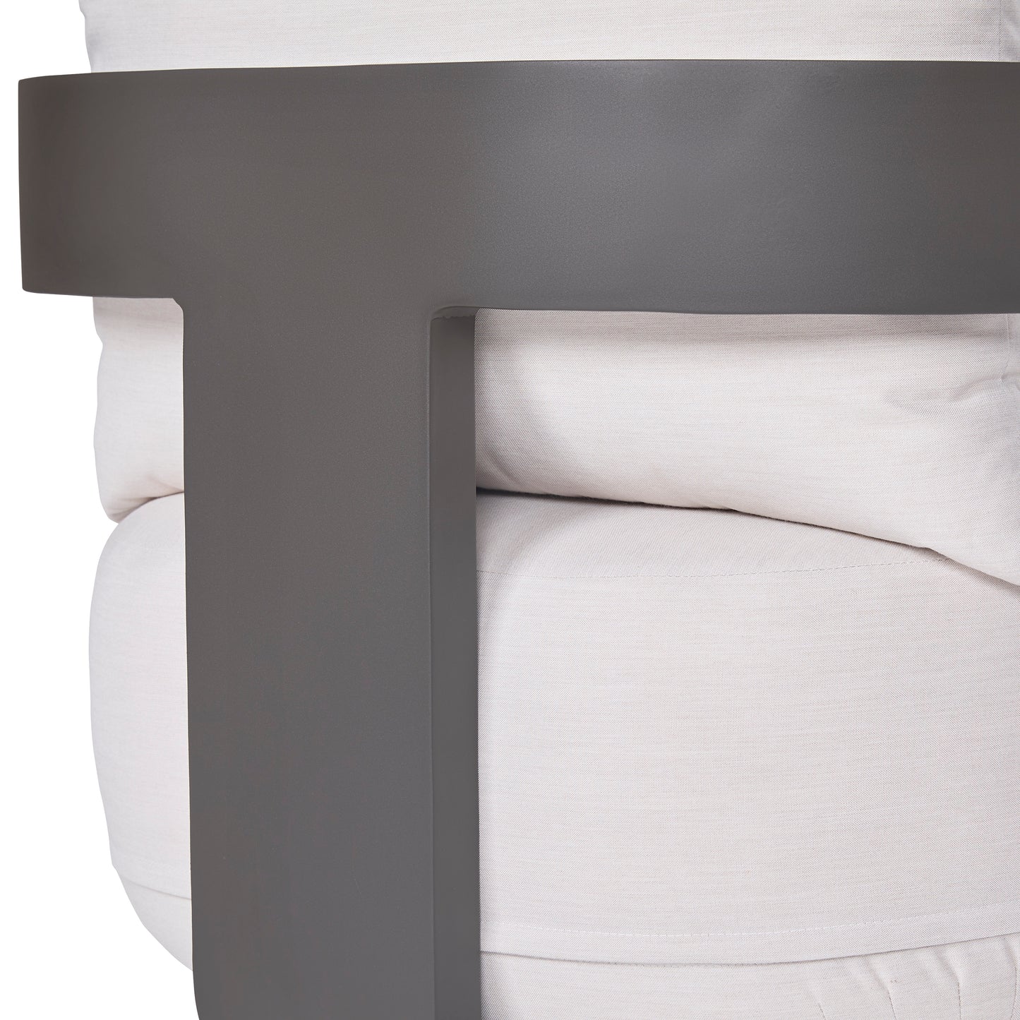 Sedona Outdoor Chaise Lounger, Sunbrella Cast Pumice And Bronze Aluminum