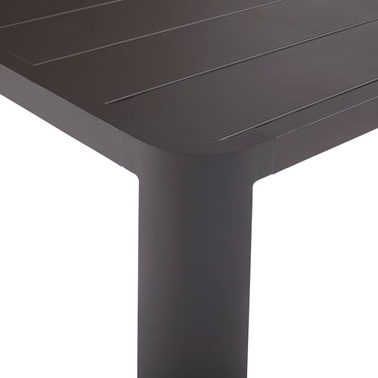 Sedona Outdoor 74In Dining Table, Bronze Aluminum