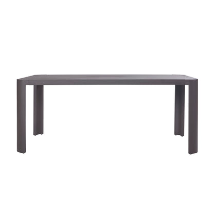 Sedona Outdoor 74In Dining Table, Bronze Aluminum