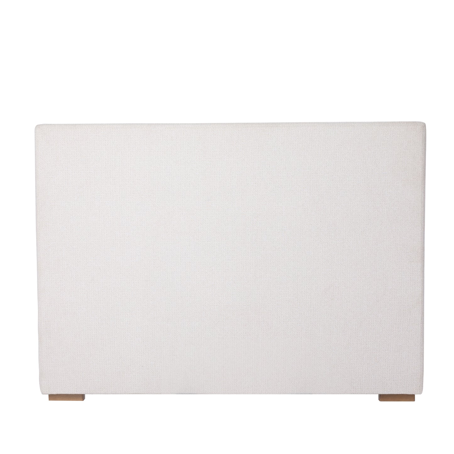 Luciano Textured Woven King Panel Bed, Cream