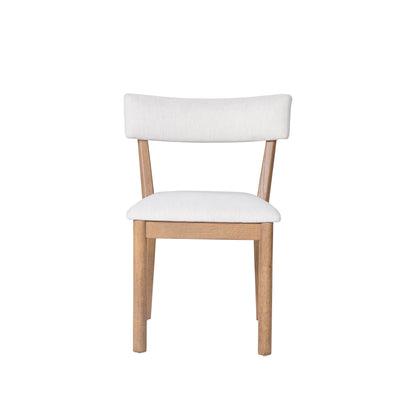 Prague Side Chair Set Of 2, Cream