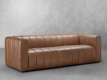 Gianna Leather Sofa - Camel