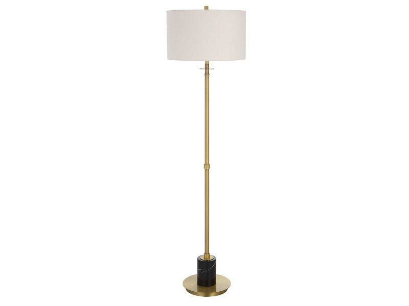 Abbyson Home Giard Brass Floor Lamp