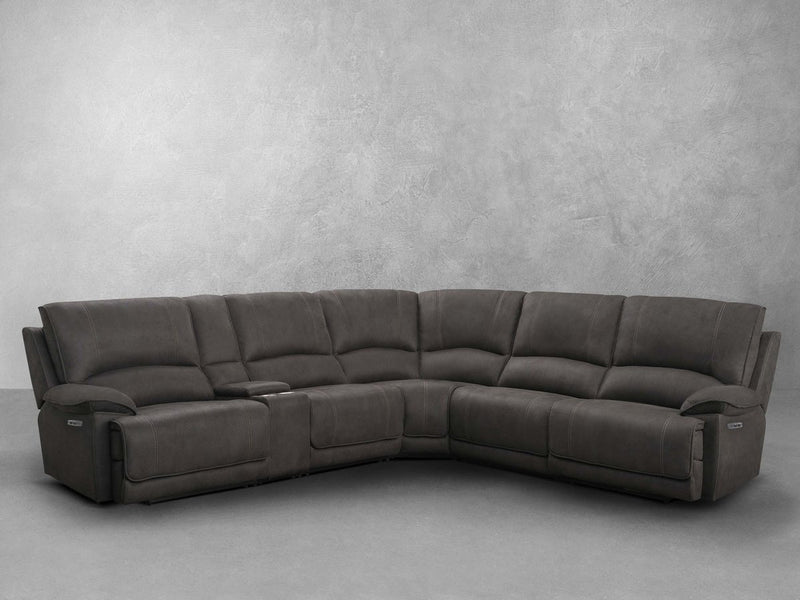 Glendale Fabric Power Reclining Sectional