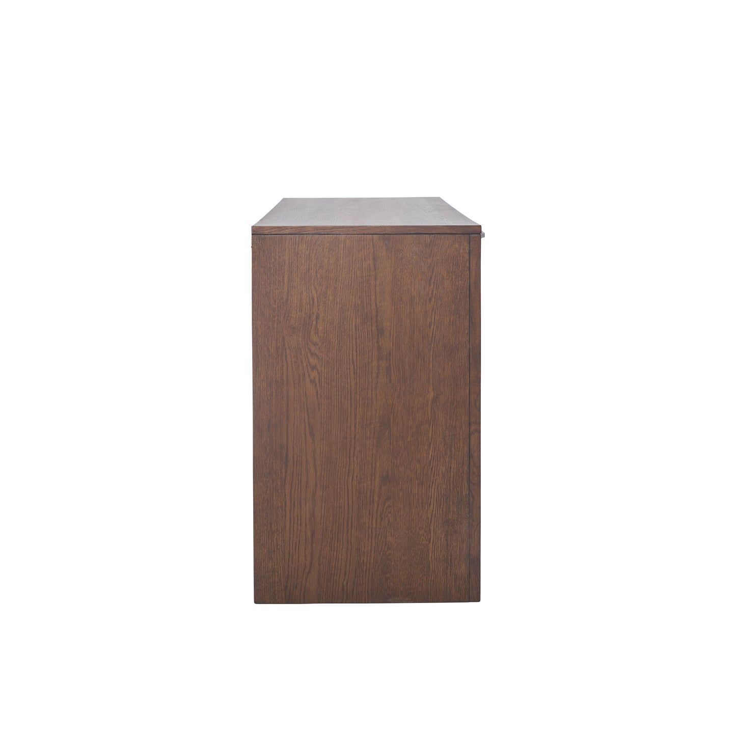 JoJo Fletcher Sawyer Oak and Grasscloth Server, Brown