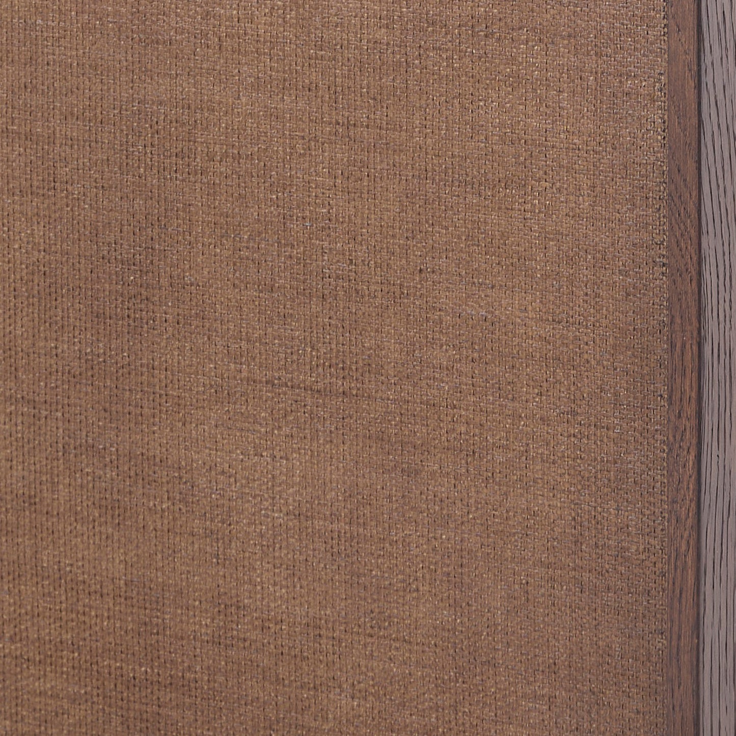 JoJo Fletcher Sawyer Oak and Grasscloth 84-120in Dining Table with 2 Leaves, Brown