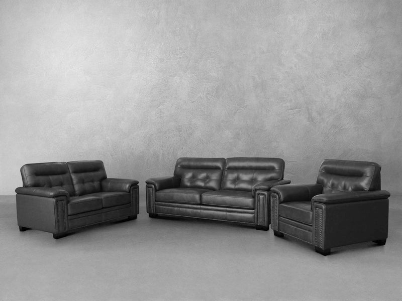 Harrison 3-pc Leather Set