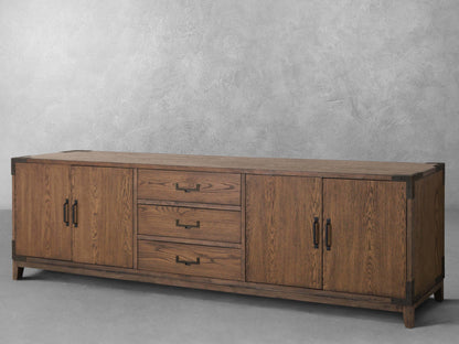 Hawthorne 94" Media Console - Brown