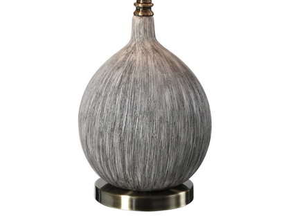 Abbyson Home Hedley Textured Ivory Table Lamp