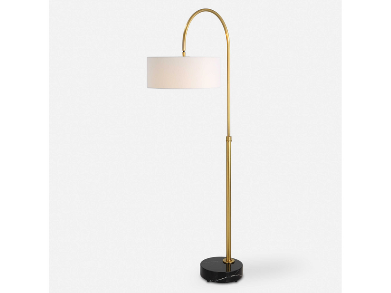 Abbyson Home Huxley Brass Arch Floor Lamp