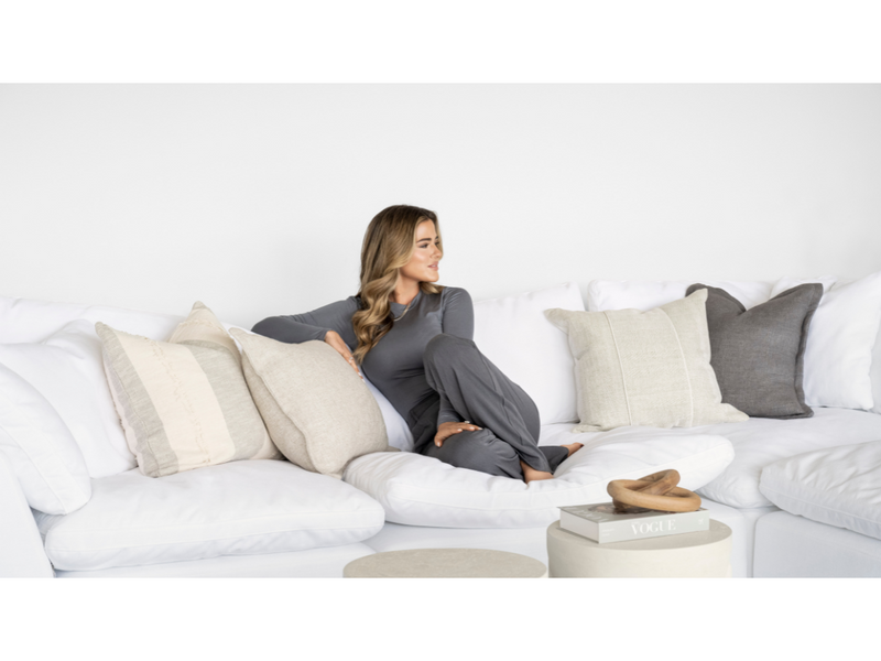 Luxe Feather and Down 2-pc Loveseat