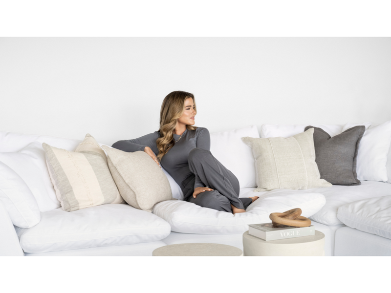 JoJo Fletcher Luxe Feather and Down Swivel Chair