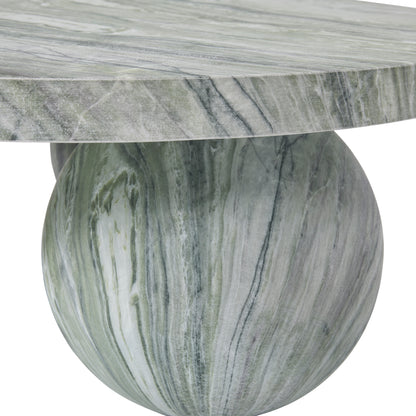 JoJo Fletcher Cosmo Faux Marble Coffee Table, Green
